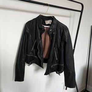Free People Leather Jacket S